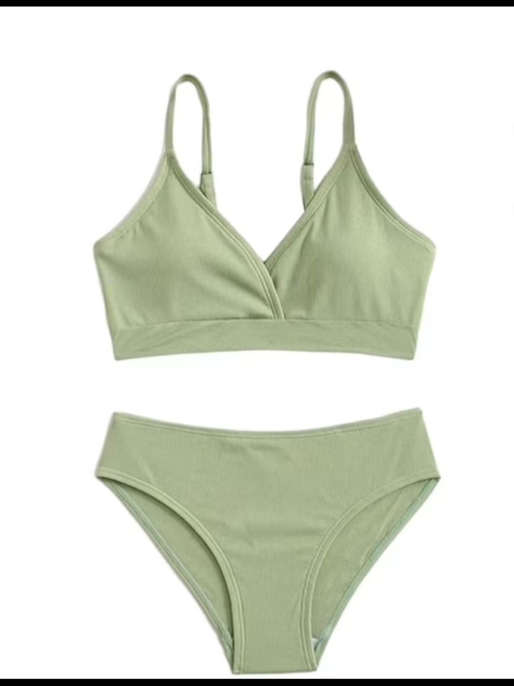 Light Sage Two-Piece Bikini Set - NWT - Never Worn